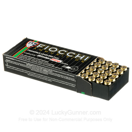 Large image of Premium 40 S&W Ammo For Sale - 125 Grain RHVF Ammunition in Stock by Fiocchi - 50 Rounds