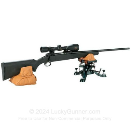 Large image of Shooter's Ridge Tri-Stance Gun Rest with Leather Sandbag For Sale
