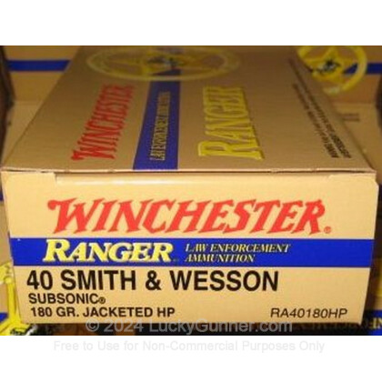 Image 8 of Winchester .40 S&W (Smith & Wesson) Ammo