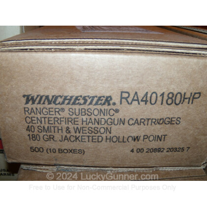 Image 11 of Winchester .40 S&W (Smith & Wesson) Ammo