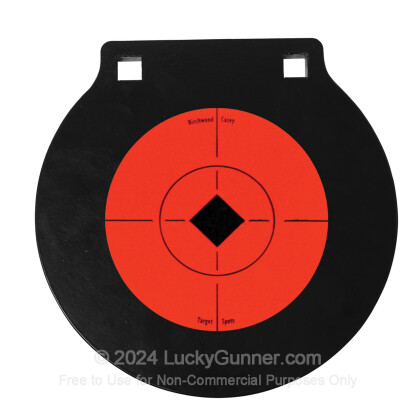 Large image of Double Hole AR500 Gong Target For Sale - 1 - 6" Steel Target - Birchwood Casey Target For Sale