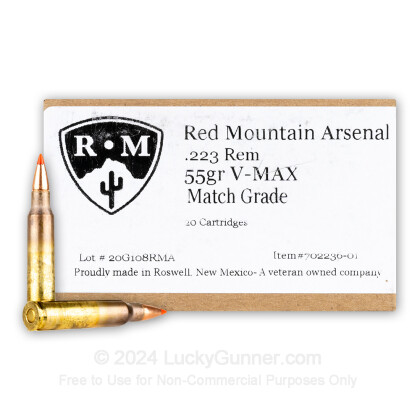 Image 1 of Red Mountain Arsenal .223 Remington Ammo