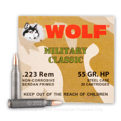 Image 1 of Wolf .223 Remington Ammo