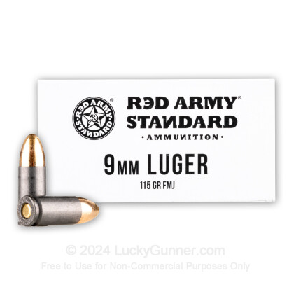 Image 1 of Red Army Standard 9mm Luger (9x19) Ammo