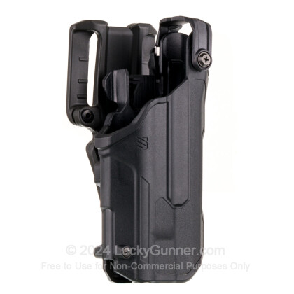 Large image of Holster - Outside the Waistband - Blackhawk - T-Series L3D Light-Bearing Duty Holster - Right Hand