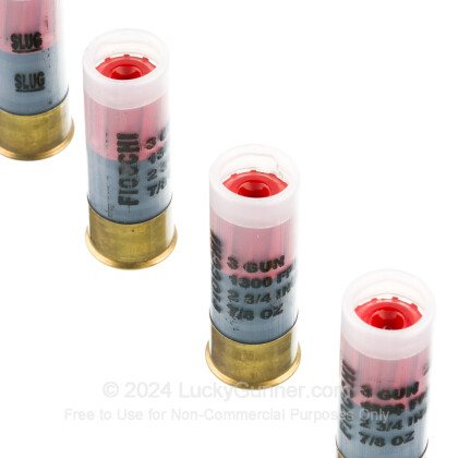 Large image of Premium 12 Gauge Ammo For Sale - 2-3/4" 7/8oz. Rifled Slug Ammunition in Stock by Fiocchi 3 Gun Match - 250 Rounds