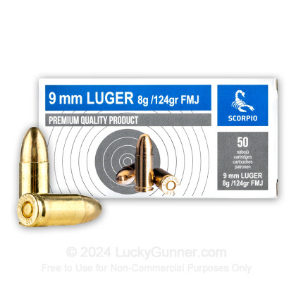 Image 1 of Scorpio 9mm Luger (9x19) Ammo