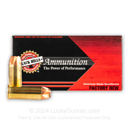 Large image of Premium 44 Special Ammo For Sale - 125 Grain HoneyBadger Ammunition in Stock by Black Hills - 50 Rounds