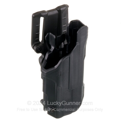 Large image of Holster - Outside the Waistband - Blackhawk - T-Series L2D Light Bearing Duty Holster - Right Hand