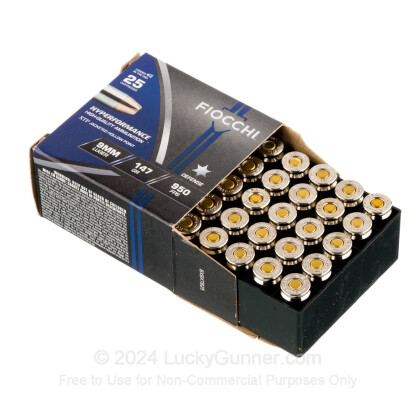 Large image of Bulk 9mm Ammo For Sale - 147 Grain JHP Ammunition in Stock by Fiocchi - 500 Rounds