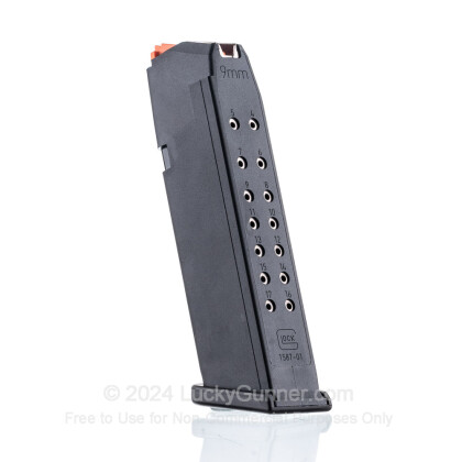 Large image of Factory Glock 9mm G17 - 17 Round Generation 5 Magazine For Sale - 17 Rounds
