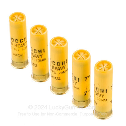 Large image of Cheap 20 ga Shot Shells For Sale - 2-3/4" 7/8 oz  #7-1/2 Shot by by Fiocchi - 25 Rounds