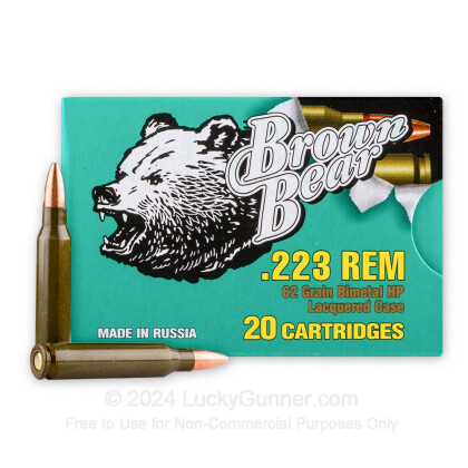 Image 1 of Brown Bear .223 Remington Ammo