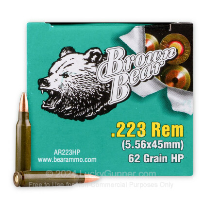 Image 2 of Brown Bear .223 Remington Ammo