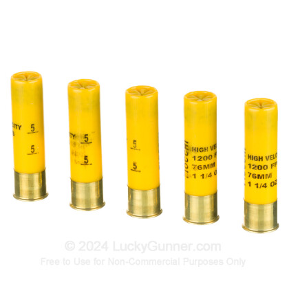 Large image of Cheap 20 Gauge Ammo For Sale - 3” 1-1/4oz. #5 Shot Ammunition in Stock by Fiocchi - 25 Rounds