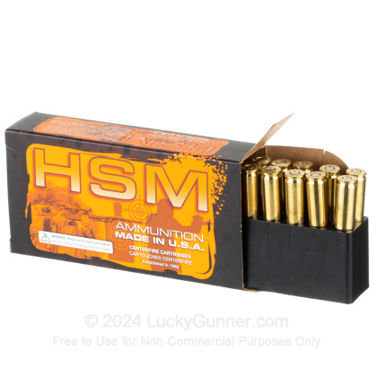 Large image of Premium 243 Ammo For Sale - 75 Grain V-MAX Ammunition in Stock by HSM Varmint - 20 Rounds