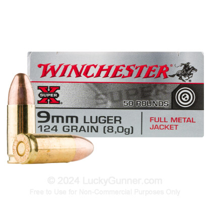 Image 1 of Winchester 9mm Luger (9x19) Ammo