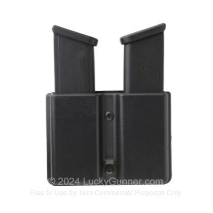 Large image of Kydex Mag Cases (Holds 2) - Uncle Mike's - Black