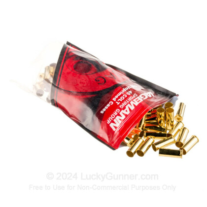 Large image of Bulk 45 Long Colt Ammo For Sale - New Unprimed Brass Ammunition in Stock by Jagemann - 100 Casings