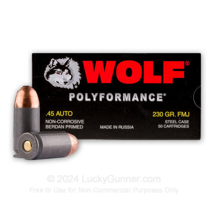 Image 1 of Wolf .45 ACP (Auto) Ammo