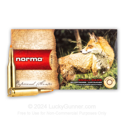 Large image of Premium 243 Ammo For Sale - 76 Grain Polymer Tip Ammunition in Stock by Norma TIPSTRIKE - 20 Rounds