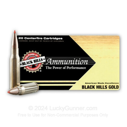 Large image of Premium 308 Ammo For Sale - 178 Grain AMAX Polymer Tip Ammunition in Stock by Black Hills Gold - 20 Rounds
