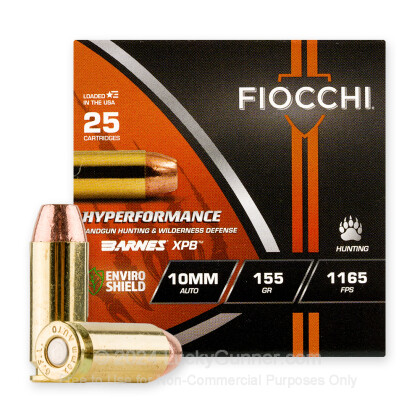 Large image of Fiocchi 10mm Auto Ammo For Sale - 155gr SCHP - 25 Rounds