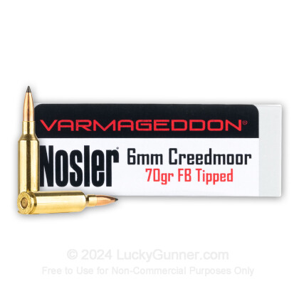 Image 1 of Nosler Ammunition 6mm Creedmoor Ammo