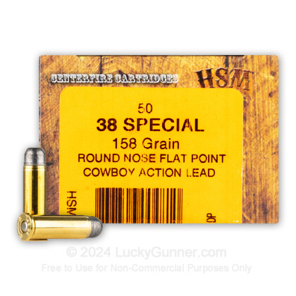 Image 1 of HSM Ammunition .38 Special Ammo