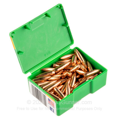 Large image of Bulk 223 Rem (.224) Bullets for Sale - 69 Grain HPBT Bullets in Stock by Sierra - 500