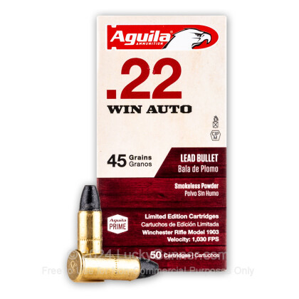 Image 1 of Aguila .22 Winchester Automatic Ammo