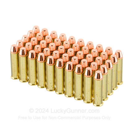 Large image of Cheap 357 Mag Ammo For Sale - 158 gr CMJFP Fiocchi Ammunition In Stock - 50 Rounds