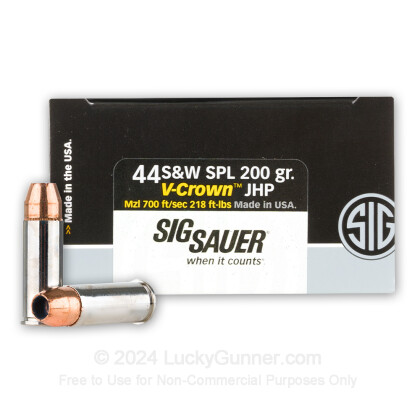 Image 1 of SIG SAUER .44 Special Ammo
