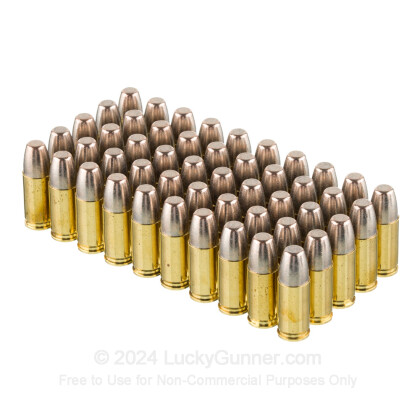 Large image of Bulk 9mm Ammo For Sale - 100 Grain Frangible Ammunition in Stock by Fiocchi - 1000 Rounds
