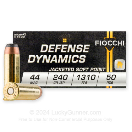 Image 2 of Fiocchi .44 Magnum Ammo