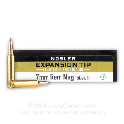 Image 1 of Nosler Ammunition 7mm Remington Magnum Ammo