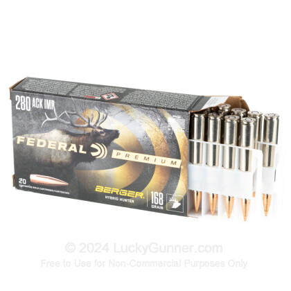 Image 3 of Federal 280 Ackley Improved Ammo