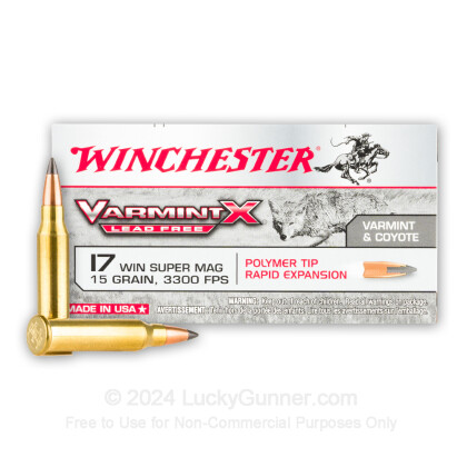 Image 1 of Winchester .17 Win Super Mag (WSM) Ammo