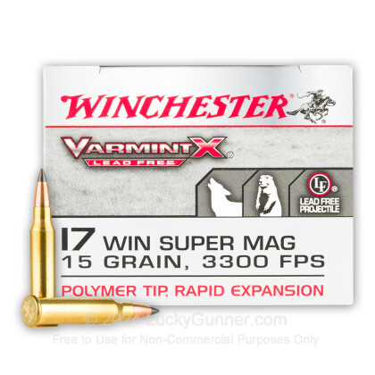 Image 2 of Winchester .17 Win Super Mag (WSM) Ammo