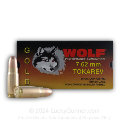 Image 1 of Wolf 7.62mm Tokarev Ammo