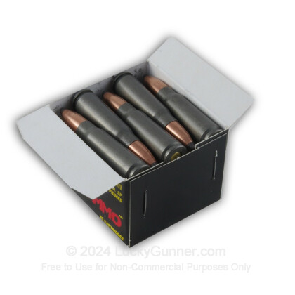 Large image of Cheap 7.62x39 Ammo In Stock - 124 gr SP - 7.62x39 Ammunition by Tula Cartridge Works For Sale - 20 Rounds