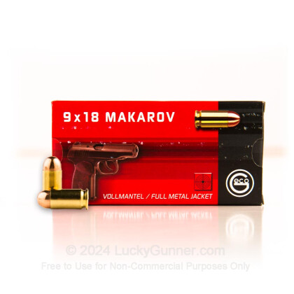 Large image of Bulk 9mm Makarov Ammo For Sale - 95 gr FMJ - GECO Ammunition For Sale - 1000 Rounds