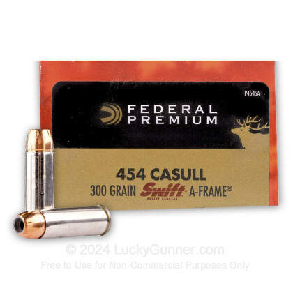 Image 1 of Federal 454 Casull Ammo