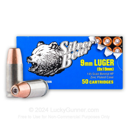 Image 1 of Silver Bear 9mm Luger (9x19) Ammo