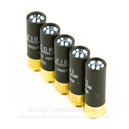 Large image of Bulk 12 ga Slugs For Sale - Fiocchi 1 oz Segmented Steel Slug Ammo - 100 Rounds