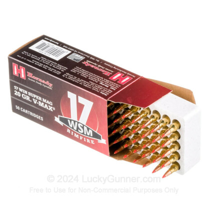 Image 3 of Hornady .17 Win Super Mag (WSM) Ammo