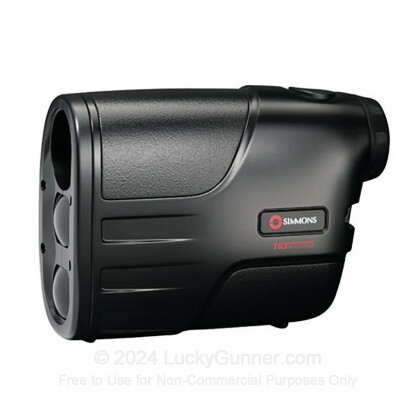 Large image of Simmons LRF 600 Laser Rangefinder - 4x - 10 to 600 Yard Range - Pocket Size - 801408C - Black - In Stock - Luckygunner.com