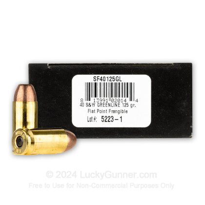 Image 1 of SinterFire .40 S&W (Smith & Wesson) Ammo