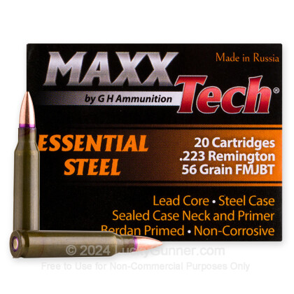 Image 1 of MaxxTech .223 Remington Ammo