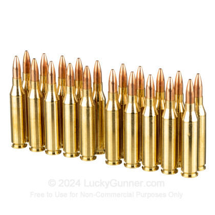 Large image of Premium 243 Ammo For Sale - 85 Grain HPBT GameKing Ammunition in Stock by HSM - 20 Rounds